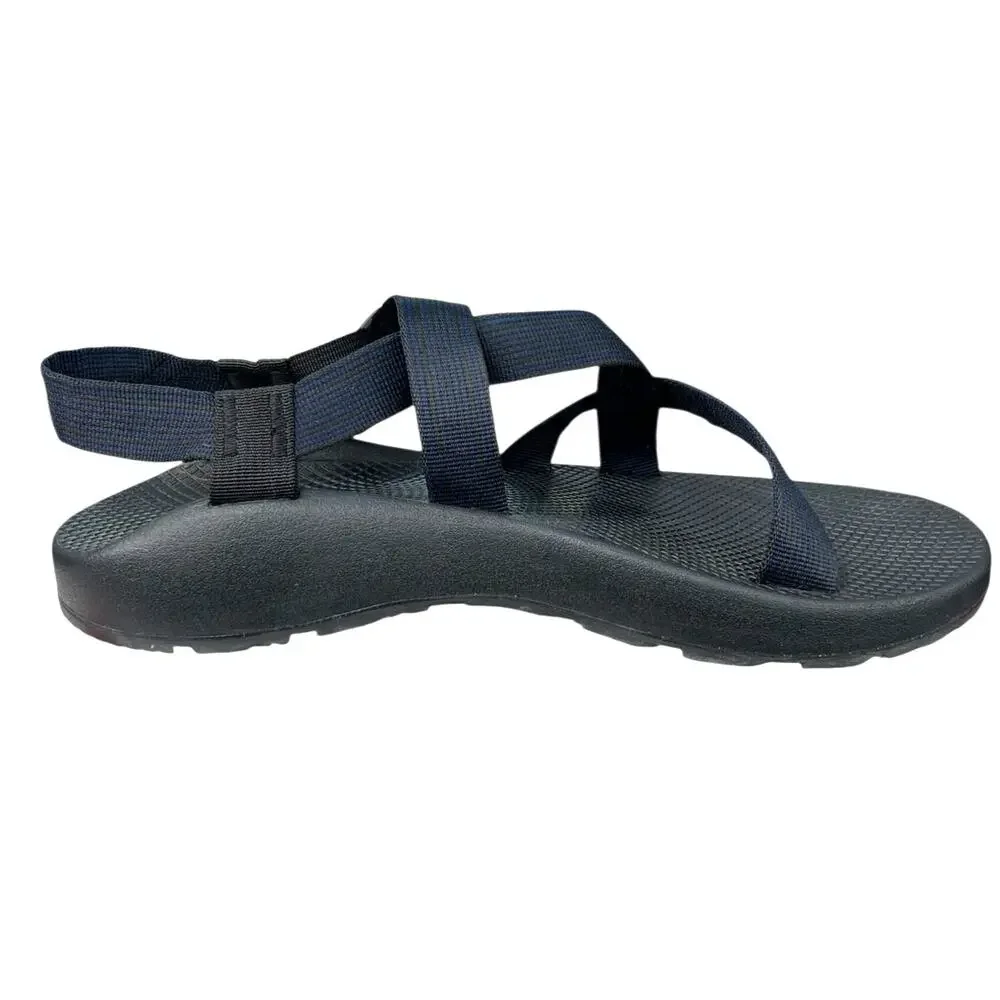 Chaco Men’s Z1 Classic Black Blue Strappy Hiking Trail Sandal Size US 13